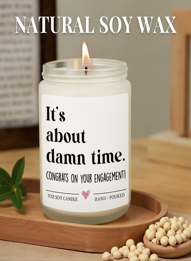 Hakumata Engagement Gifts for Couples, Engagement Gifts for Women, Her, Couples Newly Engaged, Bride to Be, Engagements Party Decorations Gift, Fiance Gift for Women, Just Engaged Lavender Scented Candle 7oz - Image 5